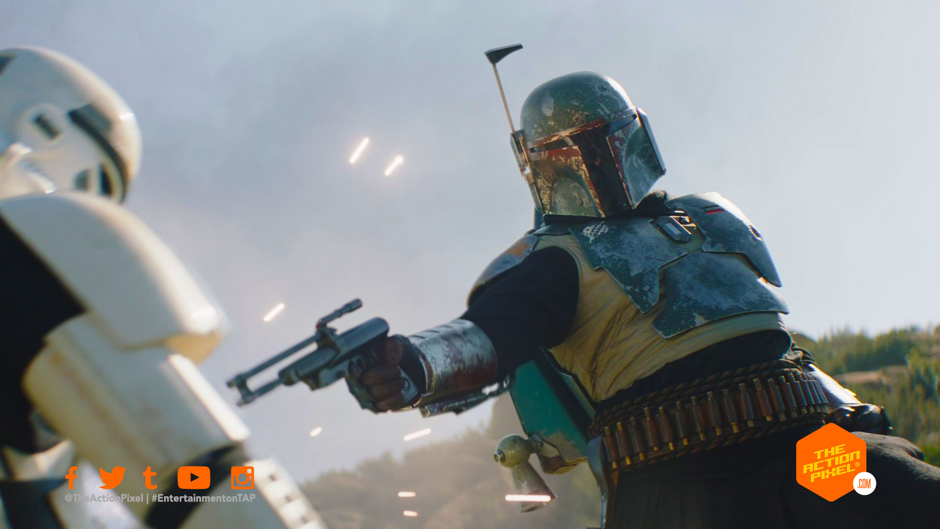boba fett, the book of boba fett, the mandalorian, the mandalorian spin-off, boba fett disney plus, boba fett series, star wars boba fett disney plus, disney plus, disneyplus, disney+ , the book of boba fett disney plus, the book of boba fett release date, the book of boba fett star wars, the book of boba fett poster,, featured, the action pixel, entertainment on tap,