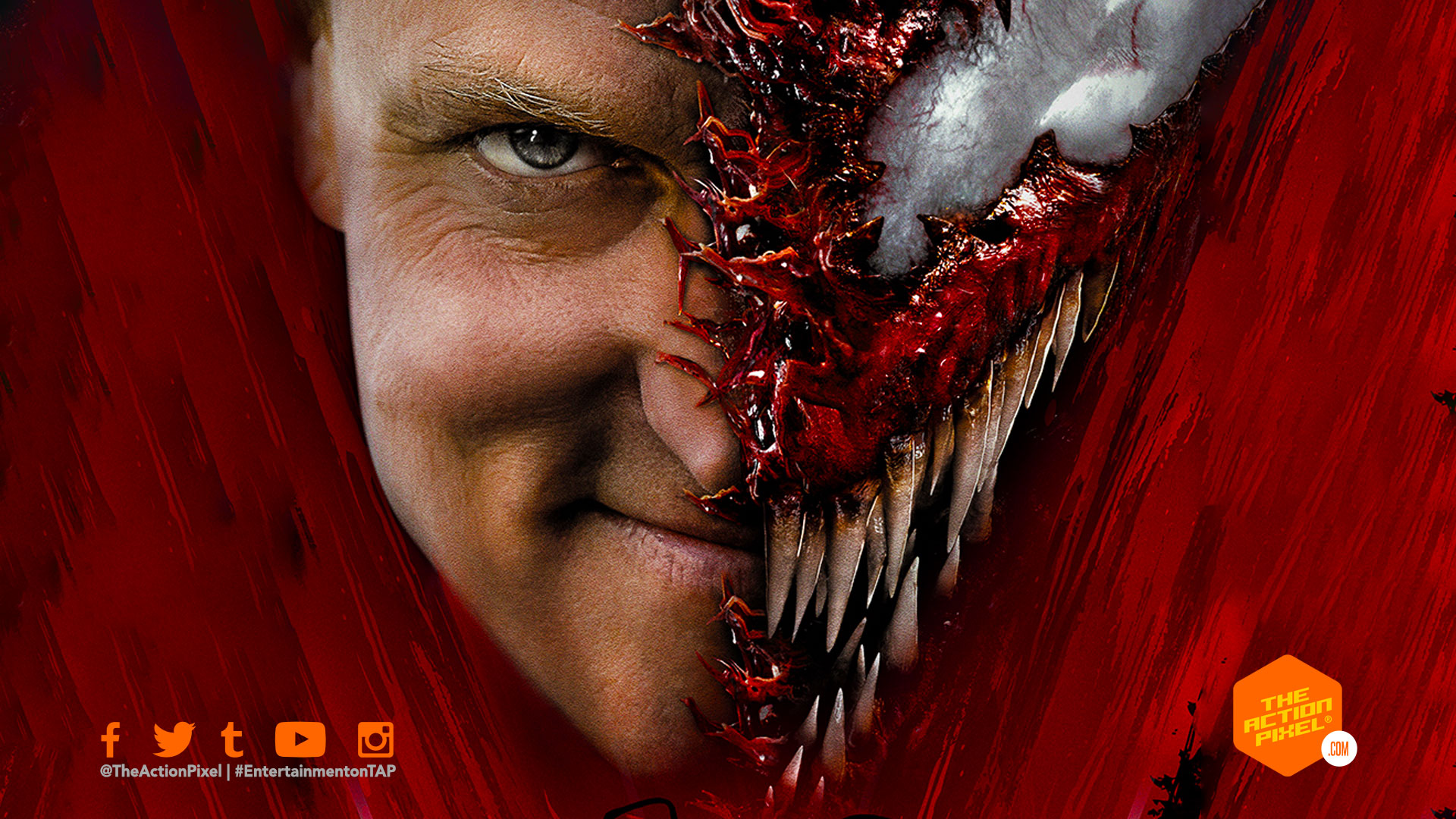 venom, tom hardy, woody harrelson, naomie harris, michelle williams, venom, carnage, marvel, venom marvel movie, carnage marvel, marvel comics, sony pictures, sony pictures marvel, shriek, shriek marvel, entertainment on tap, featured, venom 2, venom let there be carnage, venom: let there be carnage,