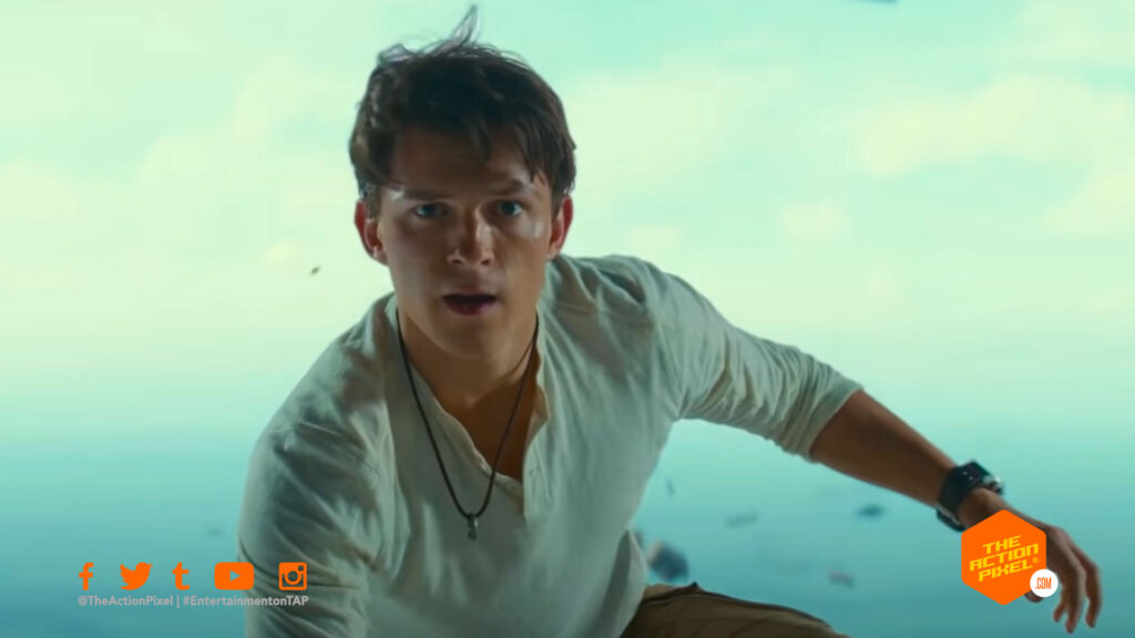 uncharted, tom holland, nathan drake, sony pictures, mark wahlberg, entertainment on tap, the action pixel, featured,