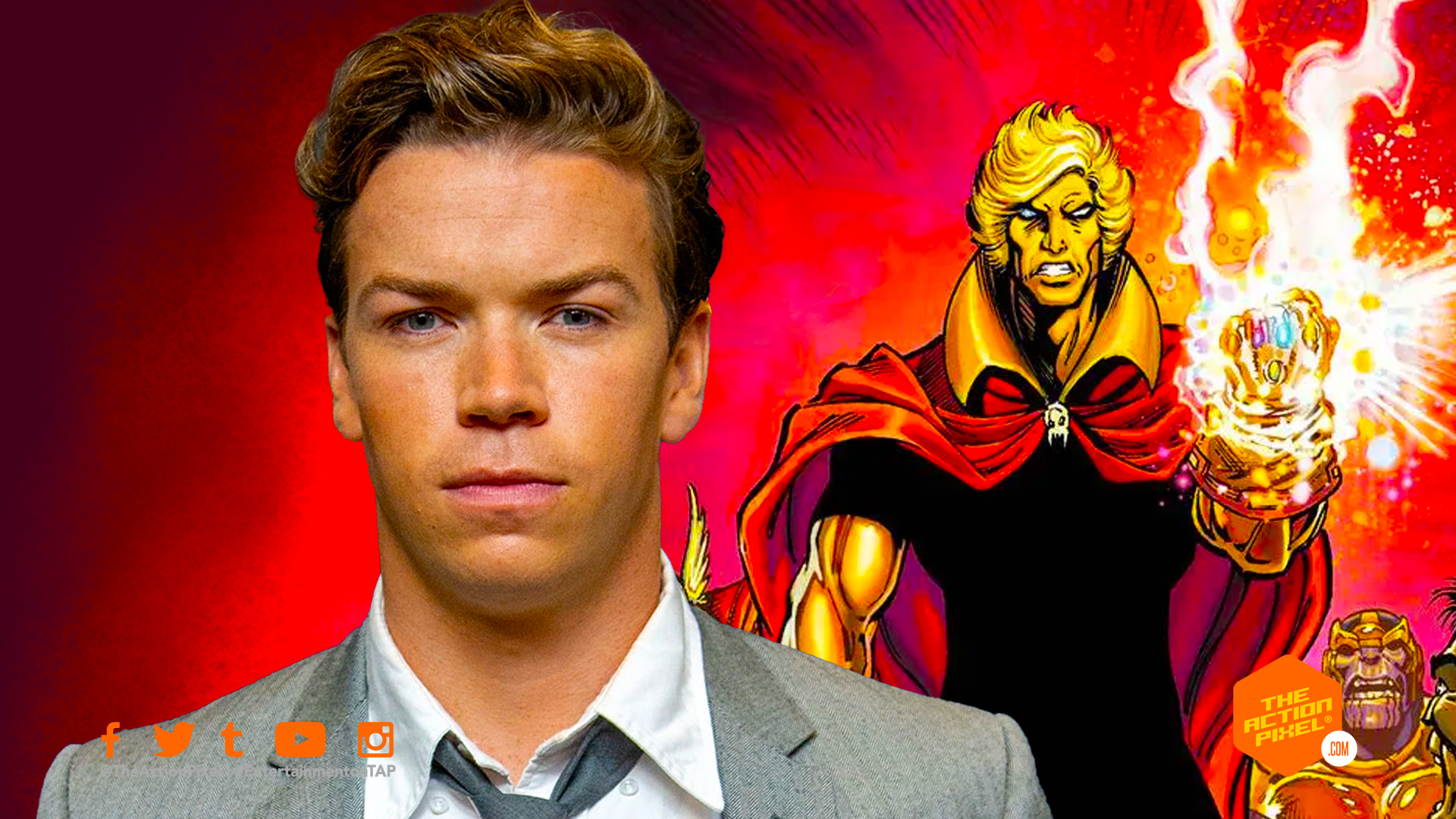 will poulter, adam warlock,gotg vol 3, gotg, guardians of the galaxy vol. 3, guardians of the galaxy, guardians of the galaxy vol 3, marvel studios, featured, entertainment on tap, the action pixel,