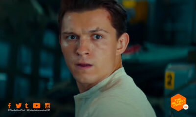 uncharted plane fight, uncharted clip, tom holland, mark wahlberg, entertainment on tap, entertainment news, exclusive, naughty dog, playstation, video game movie,featured,