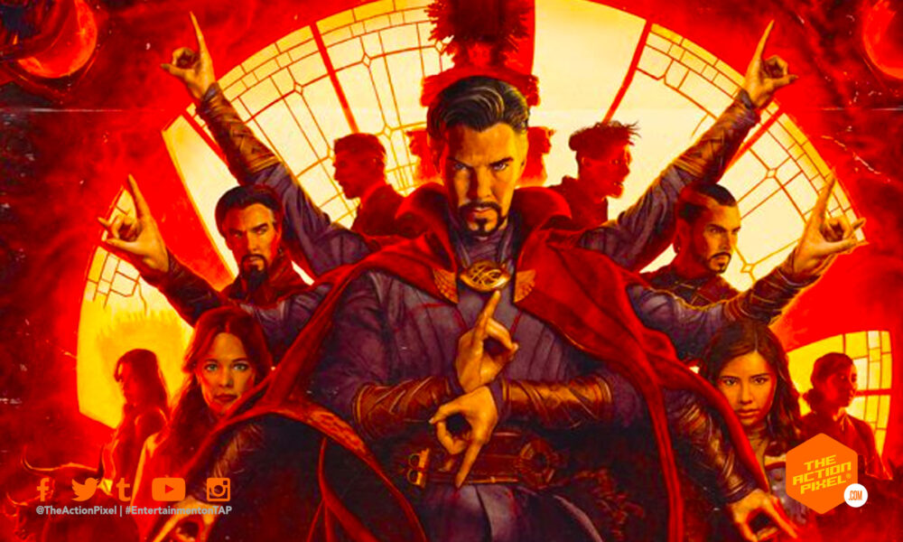 doctor strange, doctor strange 2, doctor strange in the multiverse of madness, entertainment on tap, doctor strange dream, entertainment on tap, featured, benedict cumberbatch, marvel studios, doctor strange trailer, doctor strange in the multiverse of madness trailer, multiverse of madness, the action pixel,poster, doctor strange in the multiverse of madness poster,