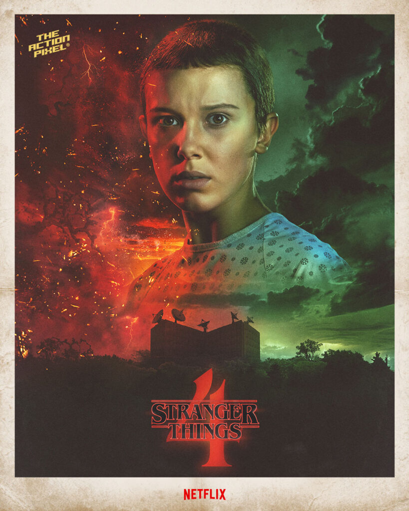 stranger things 4, stranger things 4 poster, stranger things, netflix stranger things 4, netflix, eleven stranger things, entertainment on tap, the action pixel,featured