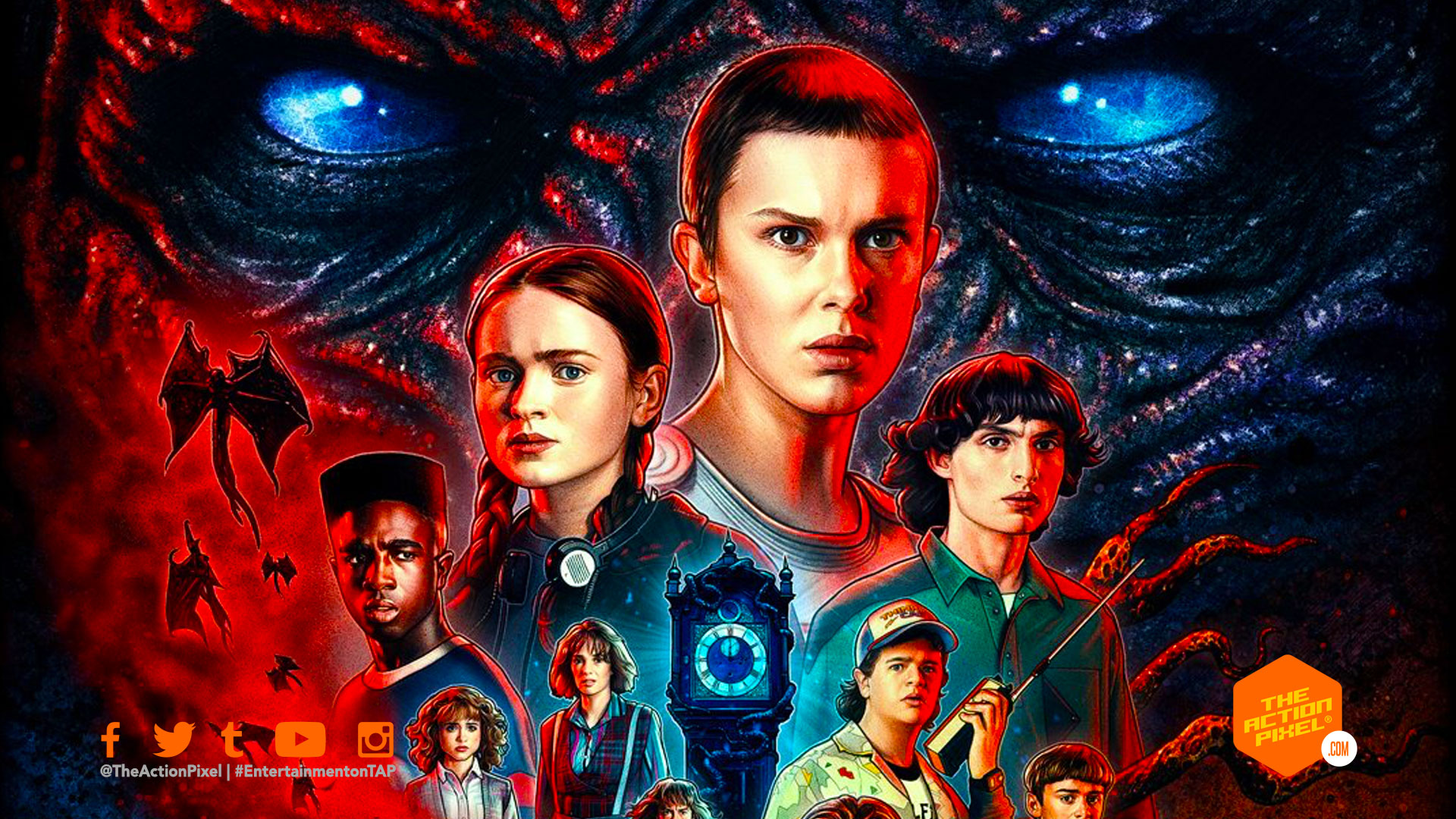 stranger things 4, stranger things 4 poster, stranger things, netflix stranger things 4, netflix, eleven stranger things, entertainment on tap, the action pixel,featured