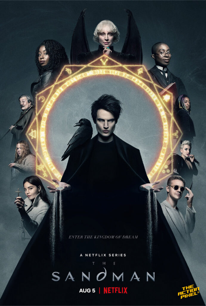 the sandman, Netflix, dc comics, Neil Gaiman, the sandman, the corinthian,boyd Holbrook,Tom Sturridge, vivian acheampong, lucienne,dream, netflix,Gwendoline Christie, lucifer, charles dance, roderick burgess,cain, abel , sanjeev bhaskar, netflix,abel, the corinthian, boyd holbrook,dc comics, dc vertigo, netflix the sandman, sandman, morpheus , dream of the endless, netflix the sandman, featured,asim chaudhry,featured,the sandman poster,