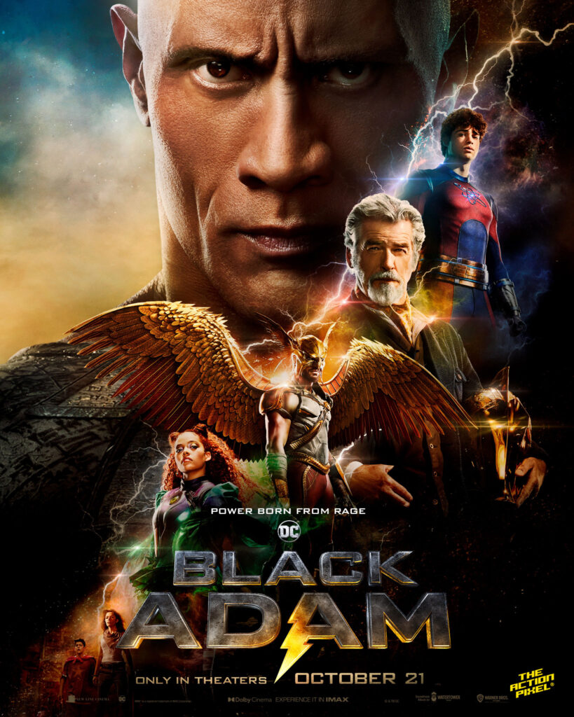 Black Adam, cyclone, atom smasher, dr. fate, doctor fate, Hackman, man in black , jsa,justice society of America, entertainment on tap, the action pixel, featured, Dwayne the rock Johnson, the rock, Black Adam poster, Black Adam, Black Adam movie, dc comics, dc comics movie, warner bros. pictures,