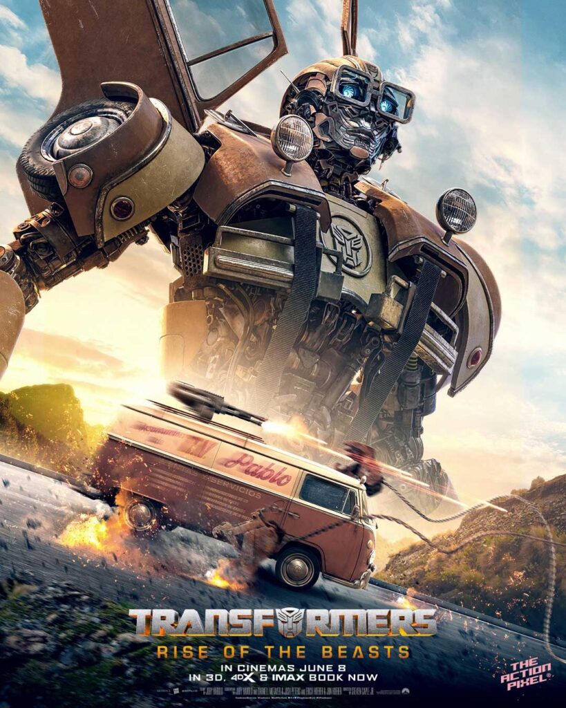 Optimus prime, maximals, rise of the beasts, transformers, transformers rise of the beasts, transformers: rise of the beasts, Optimus primal, mirage, featured,the action pixel, entertainment on tap, race, wheel jack, Optimus prime,optimus primal, mirage,autobots,
