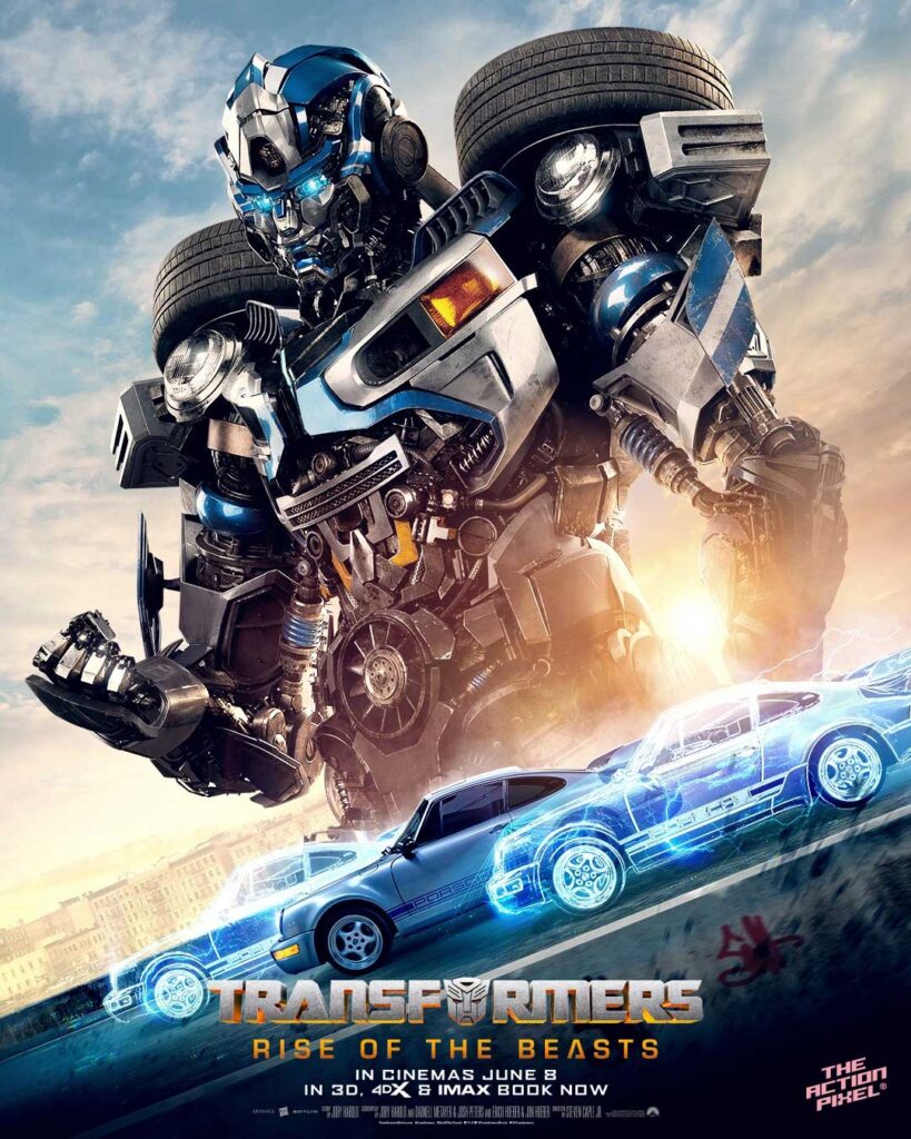Optimus prime, maximals, rise of the beasts, transformers, transformers rise of the beasts, transformers: rise of the beasts, Optimus primal, mirage, featured,the action pixel, entertainment on tap, race, wheel jack, Optimus prime,optimus primal, mirage,autobots,