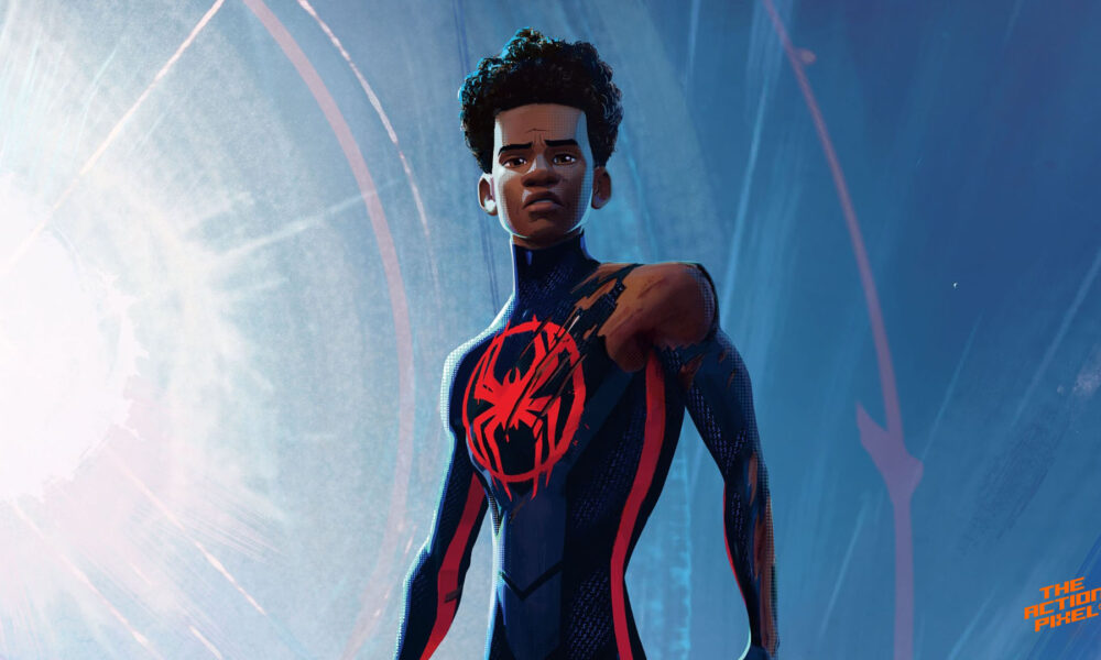 spider-man: across the spider-verse, spiderman across the spiderverse, spider-verse, miles morales, spider-verse posters, spider-cat, gwen, miles, spider-punk, jessica drew, entertainment on tap , the action pixel, featured,