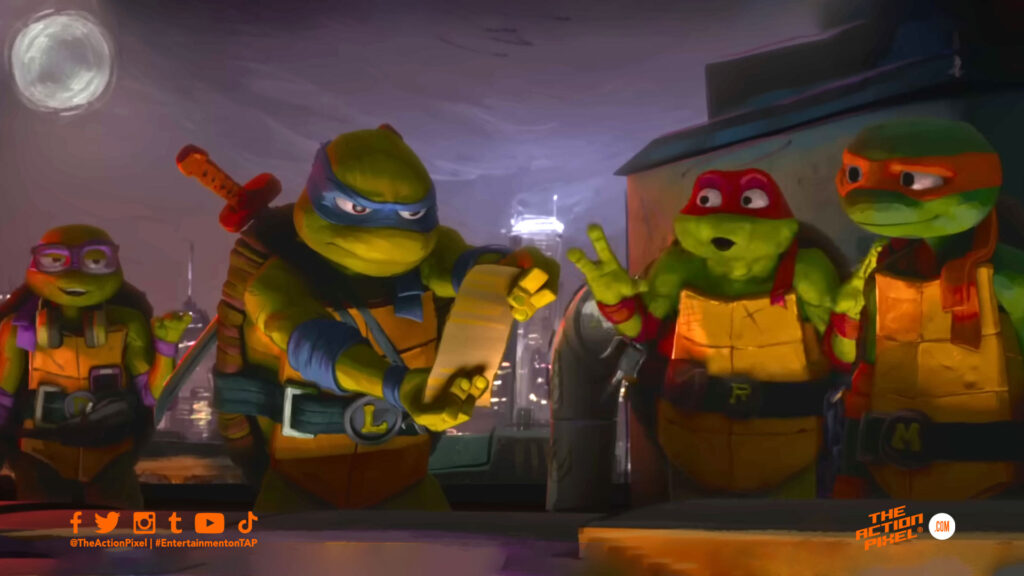 tmnt, teenage mutant ninja turtles, the action pixel, tmnt mutant mayhem, mutant mayhem, teenage mutant ninja turtles: Mutant Mayhem, the action pixel, paramount pictures, first clip, the action pixel