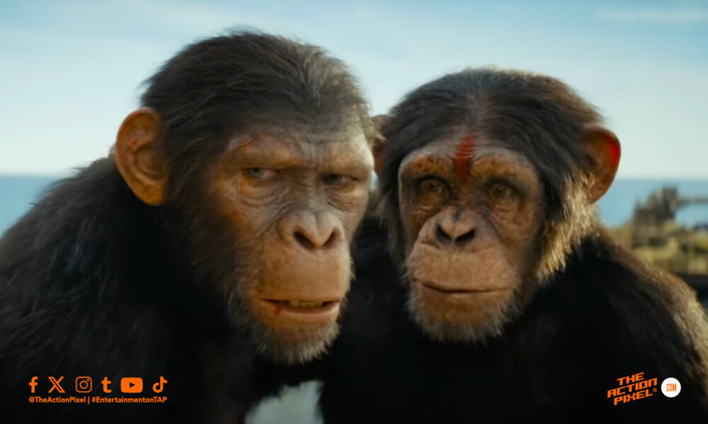 kingdom of the planet of the apes, entertainment on tap, featured, movie trailer,movie 2024, the action pixel, entertainment on tap,