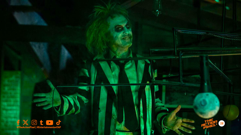 beetlejuice, michael keaton, jenny ortega, entertainment on tap, the action pixel, featured, beetlejuice beetlejuice, tim burton,