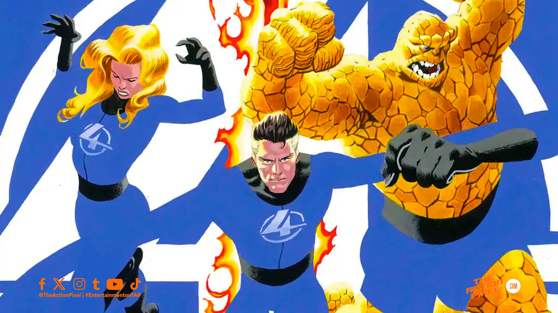 fantastic four, fantastic 4, marvel comics, marvel, the action pixel, featured, f4, the thing, ben grimm,sue storm, mr fantastic, invisible girl,